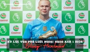 Erling Haaland và kỷ lục vua phá lưới Ngoại Hạng Anh 1 mùa